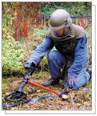 Demining Protective Gear and Tools