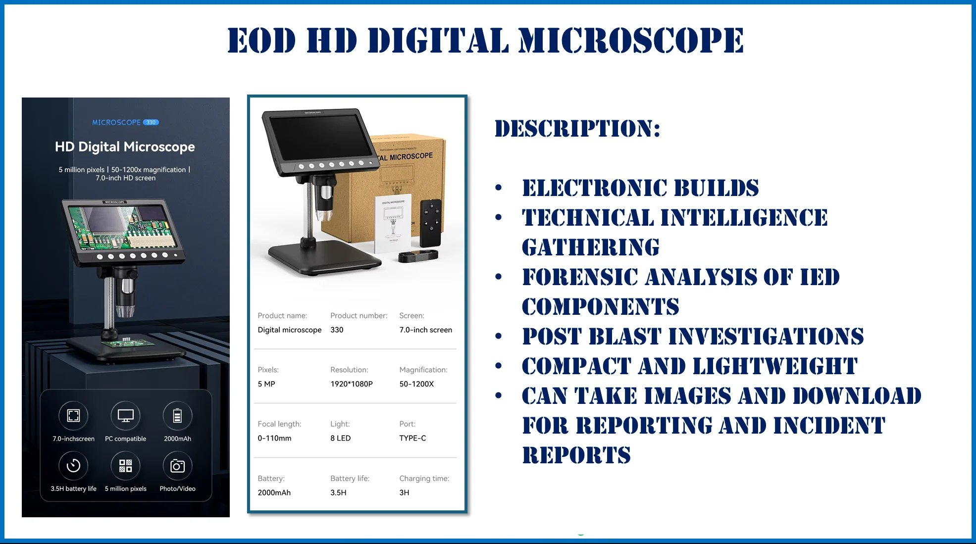 EOD Digital HD Microscope