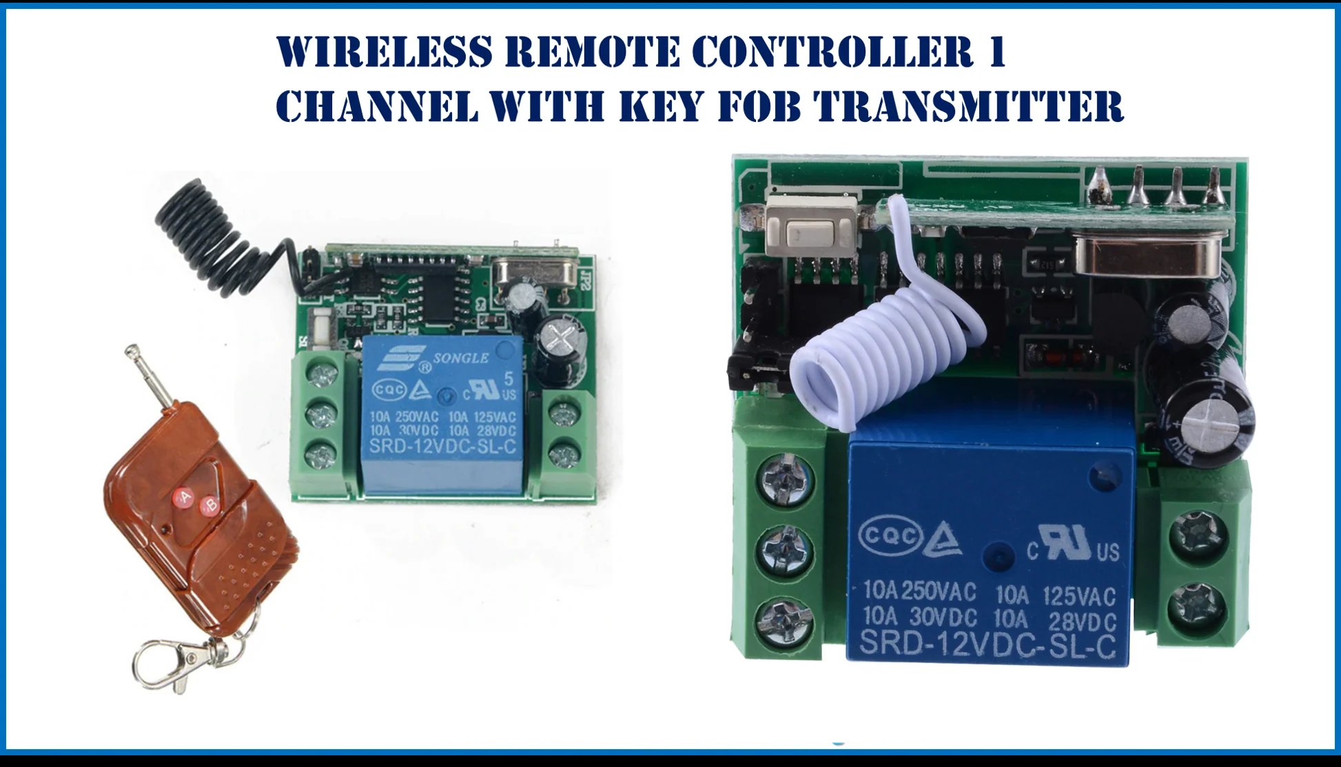 INERT Radio Frequency Transmitter/receiver 1 channel circuit