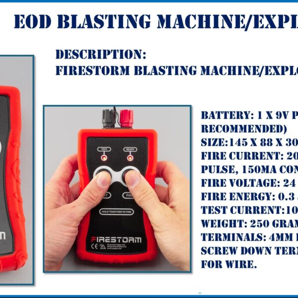 EOD Blasting Machine/Exploder - Kejo Limited Company