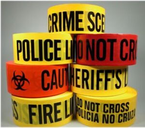 Crime Scene Barrier Tapes